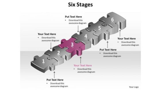 Ppt Pink Puzzle Step PowerPoint Presentation Tips Diagrams Templates