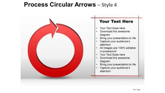 Ppt Process Circular Arrows PowerPoint Graphics Slides