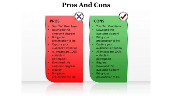 Ppt Pros And Cons Of The Topic Editable Communication Skills PowerPoint 1 Templates