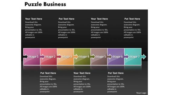 Ppt Puzzle Concept Download Process Flow Diagarm PowerPoint Templates