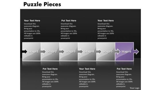 Ppt Puzzle Pieces Business Forging Process PowerPoint Slides Flow Templates