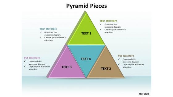 Ppt Pyramid Puzzle Pieces PowerPoint Template Or Components Templates