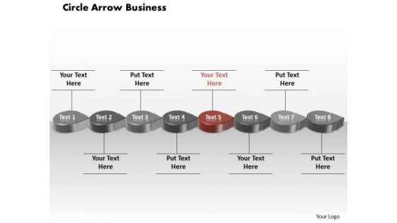 Ppt Red Circular Arrow Business Transactions Diagram Presentation PowerPoint Templates