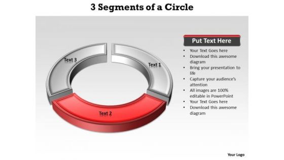 Ppt Red Download PowerPoint Layouts Arc Describing Second Method Templates