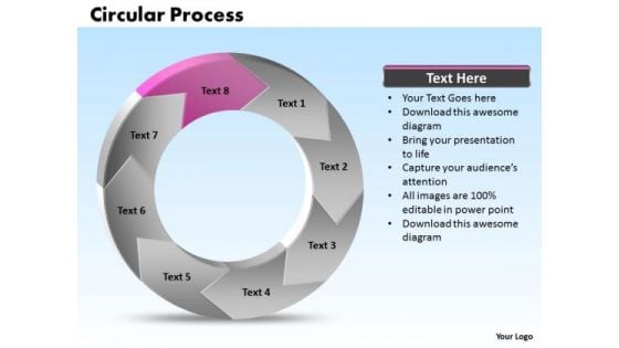 Ppt Reduce Reuse Recycle PowerPoint For Kids Process Circular Manner Stage 8 Templates