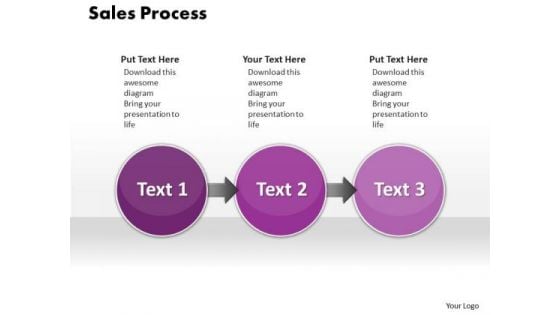 Ppt Sale Process 3 Power Point Stage PowerPoint Templates