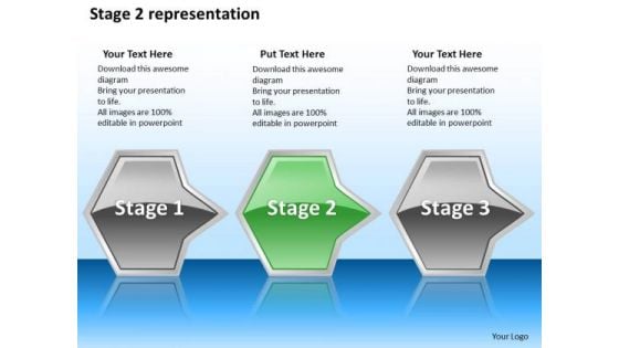 Ppt Sequential Demonstration Of Green Octagonal Arrow PowerPoint Templates