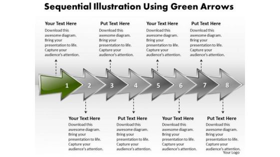 Ppt Sequential Instance Using Shapes Arrows PowerPoint Templates