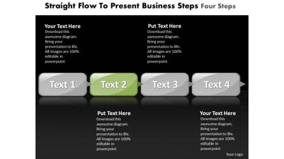 Ppt Series To Present Concept Download Steps Four PowerPoint Templates