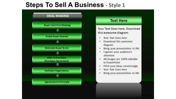 Ppt Showing 7 Stage Process Diagram PowerPoint Slides