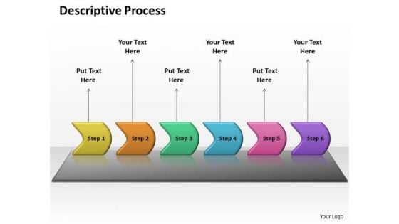 Ppt Six PowerPoint Slide Numbers Linear Process Templates