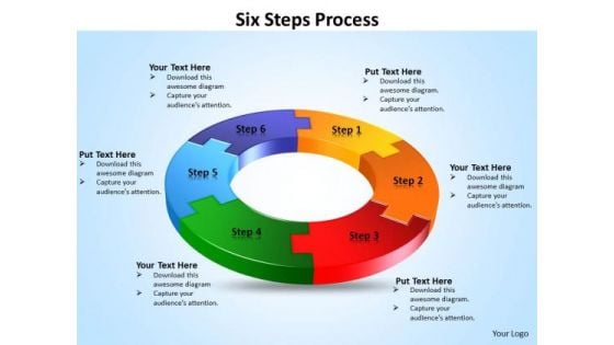 Ppt Six PowerPoint Slide Numbers Process Templates