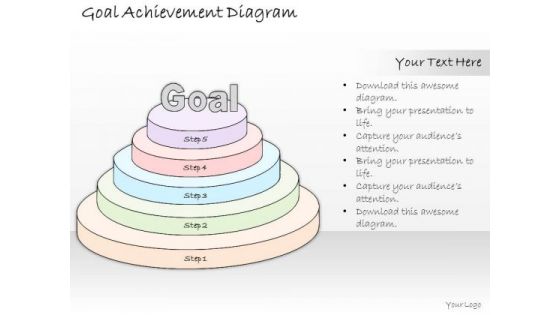 Ppt Slide 1814 Business Diagram Goal Achievement PowerPoint Template Strategic Planning