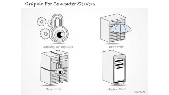 Ppt Slide 1814 Business Diagram Graphic For Computer Servers PowerPoint Template Strategic Planning