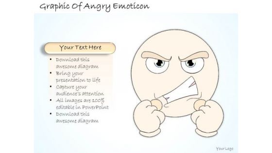 Ppt Slide 1814 Business Diagram Graphic Of Angry Emoticon PowerPoint Template Consulting Firms