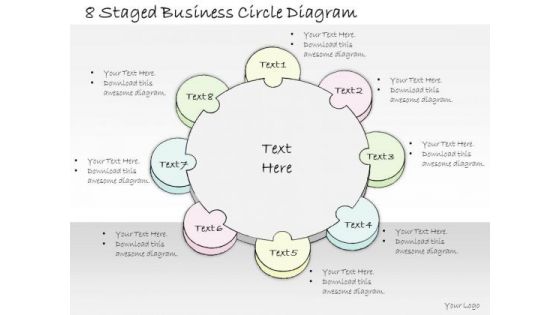 Ppt Slide 1814 Business Diagram Staged Circle PowerPoint Template Sales Plan