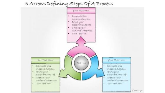 Ppt Slide 3 Arrows Defining Steps Of Process Marketing Plan