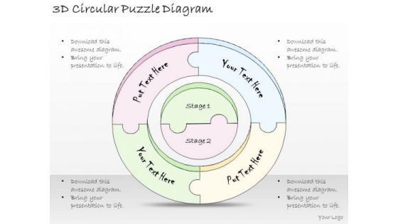 Ppt Slide 3d Circular Puzzle Diagram Strategic Planning Ppt Slide 3d Circular Puzzle Diagram Strategic Planning