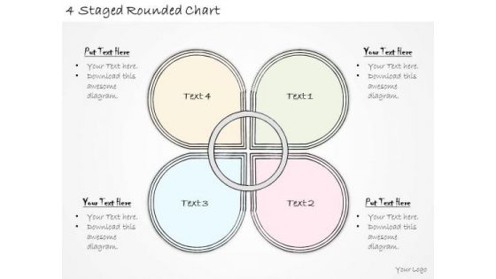 Ppt Slide 4 Staged Rounded Chart Marketing Plan