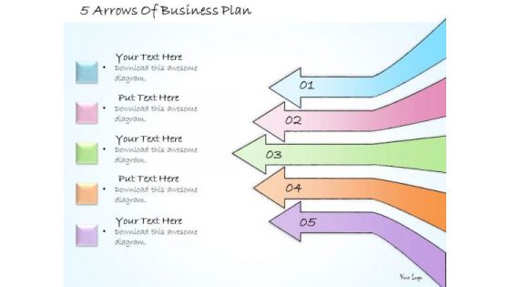 Ppt Slide 5 Arrows Of Business Plan Strategic Planning