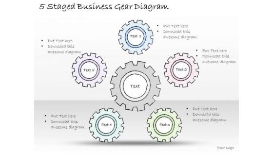 Ppt Slide 5 Staged Business Gear Diagram Diagrams Ppt Slide 5 Staged Business Gear Diagram Diagrams
