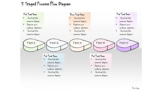 Ppt Slide 5 Staged Process Flow Diagram Strategic Planning