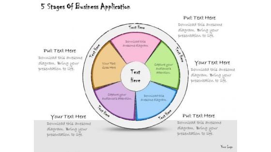 Ppt Slide 5 Stages Of Business Application Plan