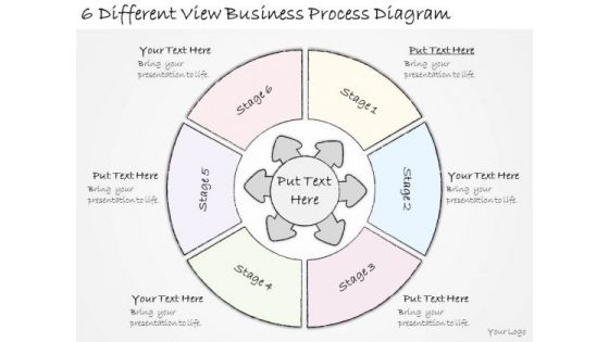 Ppt Slide 6 Different View Business Process Diagram Strategic Planning