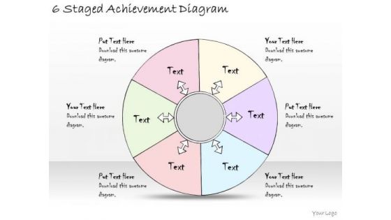 Ppt Slide 6 Staged Achievement Diagram Strategic Planning