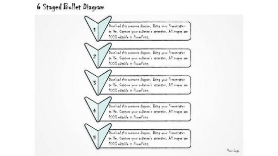 Ppt Slide 6 Staged Bullet Diagram Sales Plan