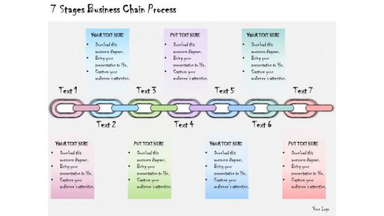 Ppt Slide 7 Stages Business Chain Process Sales Plan