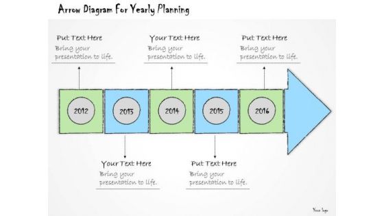 Ppt Slide Arrow Diagram For Yearly Planning Strategic Ppt Slide Arrow Diagram For Yearly Planning Strategic