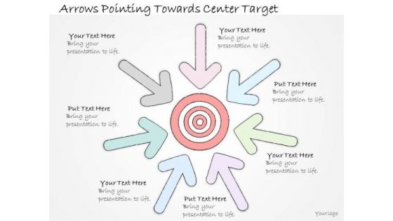 Ppt Slide Arrows Pointing Towards Center Target Business Diagrams Ppt Slide Arrows Pointing Towards Center Target Business Diagrams