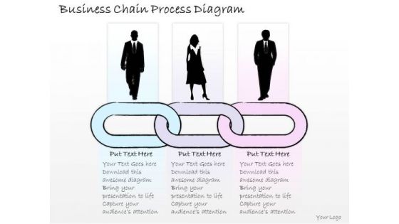 Ppt Slide Business Chain Process Diagram Strategic Planning