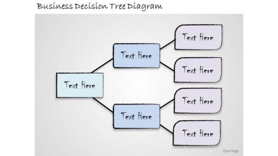 Ppt Slide Business Decision Tree Diagram Strategic Planning