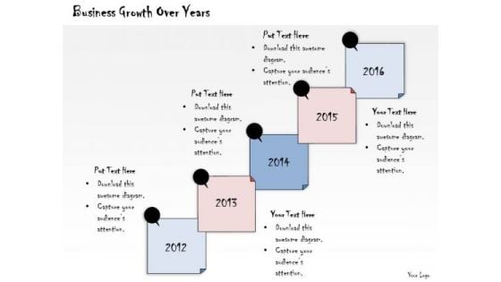 Ppt Slide Business Growth Over Years Consulting Firms