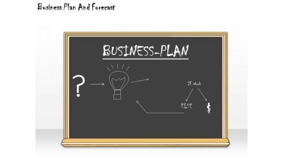 Ppt Slide Business Plan And Forecast Diagrams