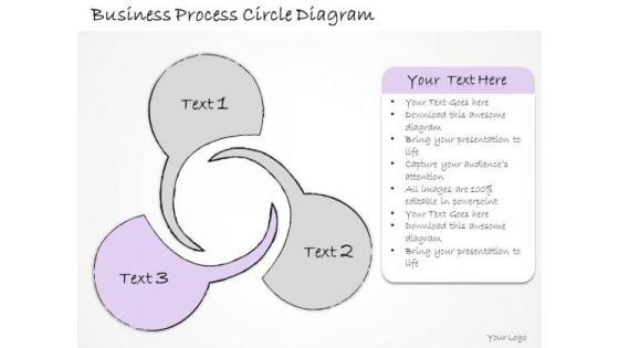 Ppt Slide Business Process Circle Diagram Sales Plan