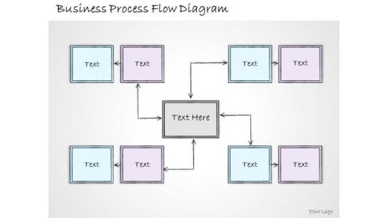 Ppt Slide Business Process Flow Diagram Plan