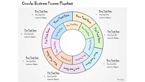 Ppt Slide Circular Business Process Flowchart Diagrams