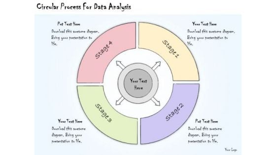 Ppt Slide Circular Process For Data Analysis Marketing Plan