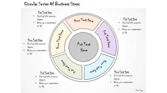 Ppt Slide Circular Series Of Business Steps Diagrams