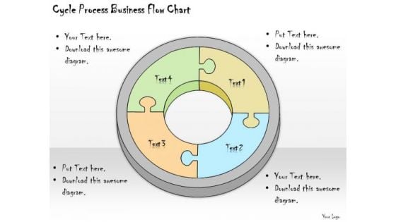 Ppt Slide Cycle Process Business Flow Chart Diagrams