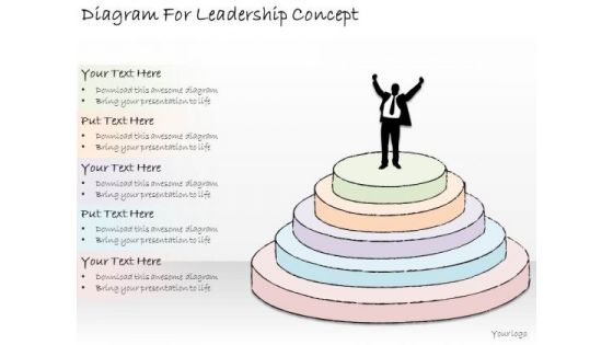 Ppt Slide Diagram For Leadership Concept Strategic Planning