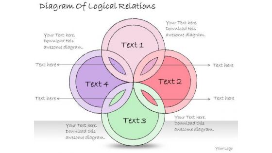 Ppt Slide Diagram Of Logical Relations Business Diagrams