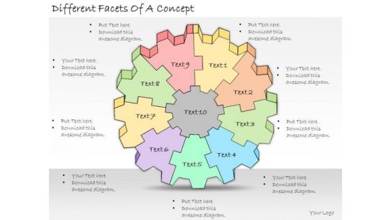 Ppt Slide Different Facets Of Concept Consulting Firms