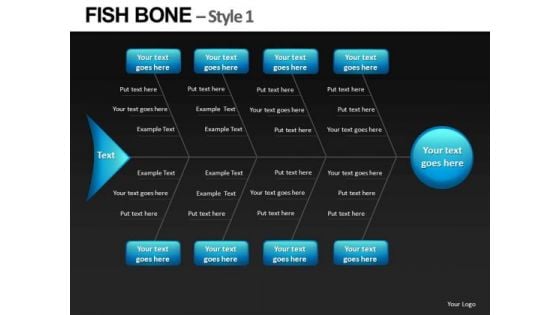 Ppt Slide Fishbone Diagram