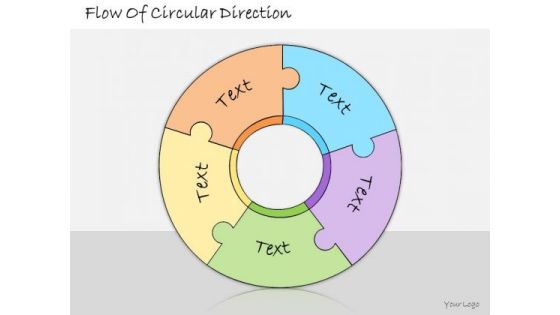 Ppt Slide Flow Of Circular Direction Business Diagrams