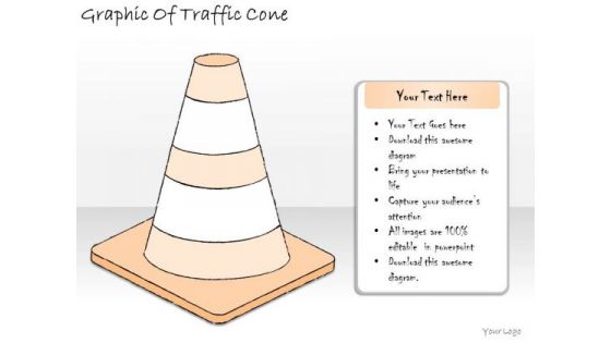 Ppt Slide Graphic Of Traffic Cone Marketing Plan