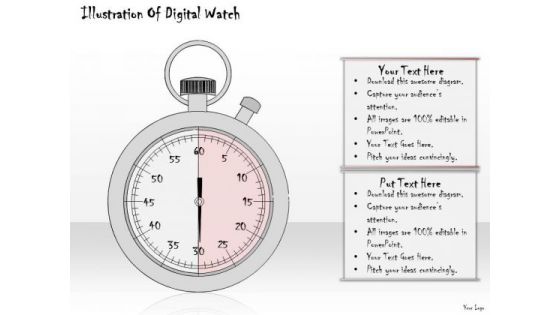 Ppt Slide Illustration Of Digital Watch Consulting Firms